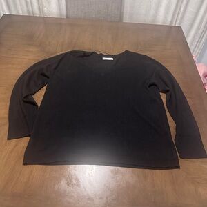 Croft & Barrow Black V-Neck Sweater